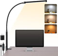 Classic Voncerus LED Desk Lamp with Clamp, Eye-Caring Essentials